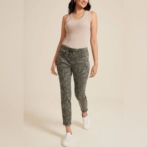 Maurices Weekender High Rise Camo Tapered Pant